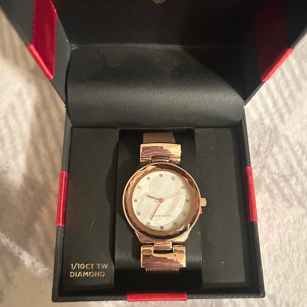 Rose Gold Diamond Collection Watch - Picture 2 of 3